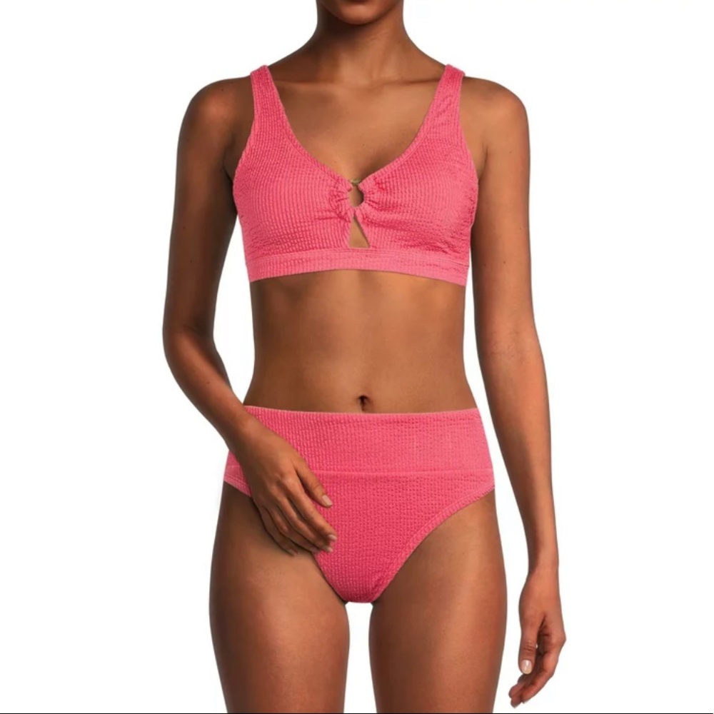 Plus Size 20/22 and 24/26 2 piece Coral colored Swimsuit